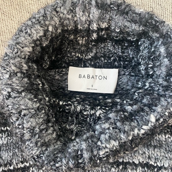 Babaton Titus Turtlneck Sweater in Grey - Picture 3 of 6